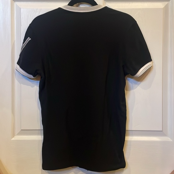 VERSACE COLLECTION Men’s Black v-neck logo shirt / size small / EUR 36. - Picture 5 of 8